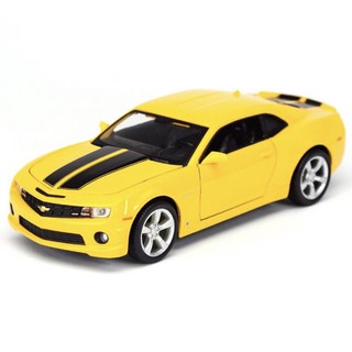 โมเดลรถเหล็กChevrolet Camaro SS RS ปี2010 รายละเอียดสวยประตูข้างฝากระโปรงหน้าเปิดปิดได้เป็นงานโมเดลสำหรับตั้งโชว์