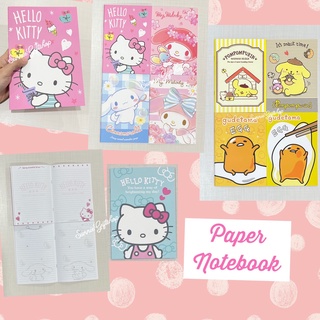 พร้อมส่ง สมุดโน้ต ขนาด A5 ลายการ์ตูน Sanrio