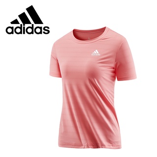 Adidas ใหม่ เสื้อยืดลําลอง แขนสั้น ระบายอากาศ แห้งเร็ว อเนกประสงค์ สําหรับสตรี เหมาะกับการวิ่ง เล่นโยคะ กีฬากลางแจ้ง 2022