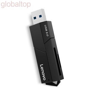 Lenovo Usb3.0 Card Reader 2-In-1 อุปกรณ์เสริมกล้องคอมพิวเตอร์อะแดปเตอร์การ์ดมองหลัง Tf