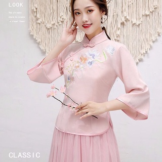 Hot sale！ชุดเดรส ชุดแต่งงาน ชุดเพื่อนเจ้าสาว 
 2020 ใหม่ Slim Retro Retro PLUS ขนาดชุดเพื่อนเจ้าสาว Fairy อารมณ์สไตล์จี