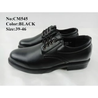 CSB รองเท้าหนัง CM545 คัดชูทำงานผู้ชาย ใส่เรียนถูกระเบียบ หนัง PU