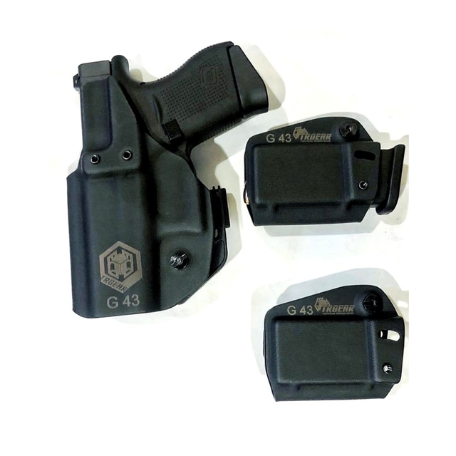 09 TR Gear Happy Meal Holster for Glock42/43/43x ซองกันอาวุธ Kydex ความหนา 2.4มม.