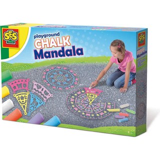 Playground chalk Mandala - สีชอล์กสำหรับเด็ก