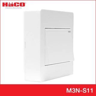 HACO สวิตช์ทางเดียว สวิตช์ 1 ทาง 1 ช่อง แบบลอย M+ รุ่น M3N-S11