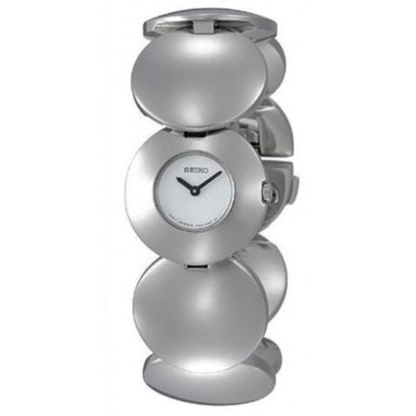 ﻿นาฬิกา Seiko Diamonds Silver Steel Bracelet &amp; Case Mineral Women's Watch  Silver  รุ่น  SUH005P1