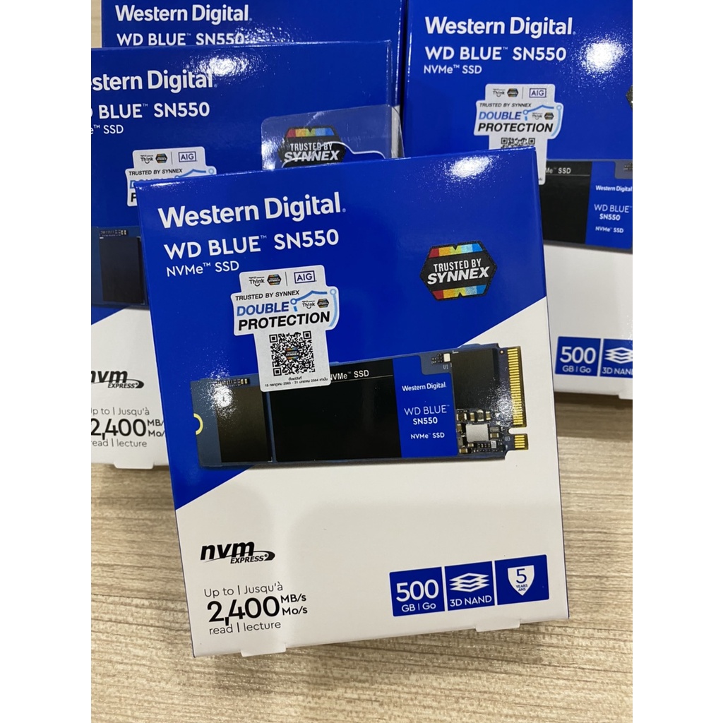 WD Blue SN550 NVMe SSD 500GB/1TB (Western Digital) *** สินค้าพร้อมส่ง***