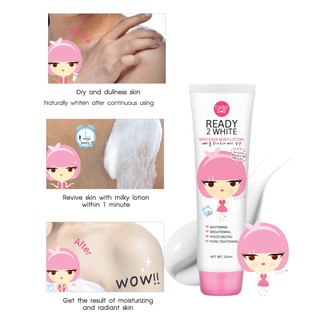 Cathy Doll Ready 2 WHITE One Day Whitener Body Lotion 150ml.