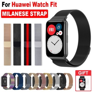 สายนาฬิกาข้อมือสแตนเลสสําหรับ Huawei Watch Fit