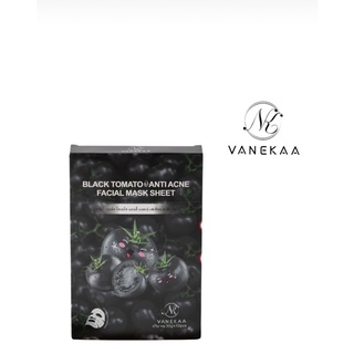 Vanekaa Black Tomato Anti Acne Maks Sheet  วานีก้า แบล็ค โทเมโท แอนตี้ แอคเน่ มาส์ก ซีท