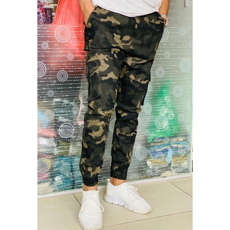 H&M SELUAR CARGO JOGGER/SLACK ARAY SIX POKET