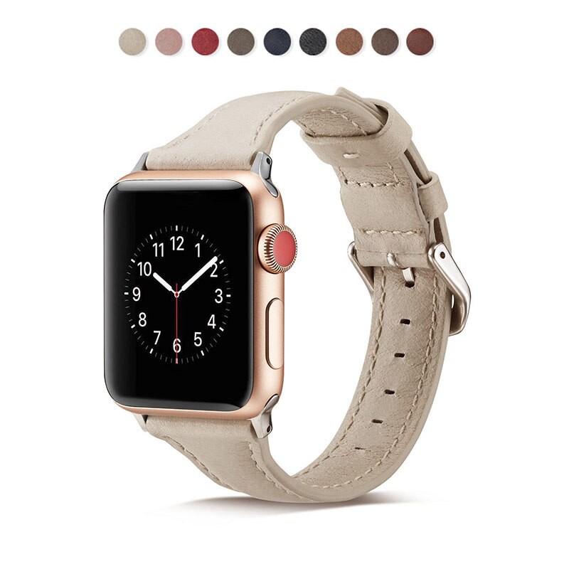 สายหนังเหมาะสำหรับ นาฬิกา iWatch Watch 41มม.45 มม.44มม.42มม.38มม.40มม. #8