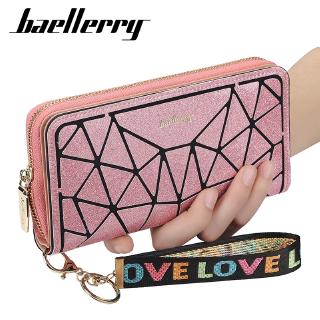 Baellerry กระเป๋าสตางค์ใบยาวสําหรับสตรีใส่โทรศัพท์มือถือได้ n 2825