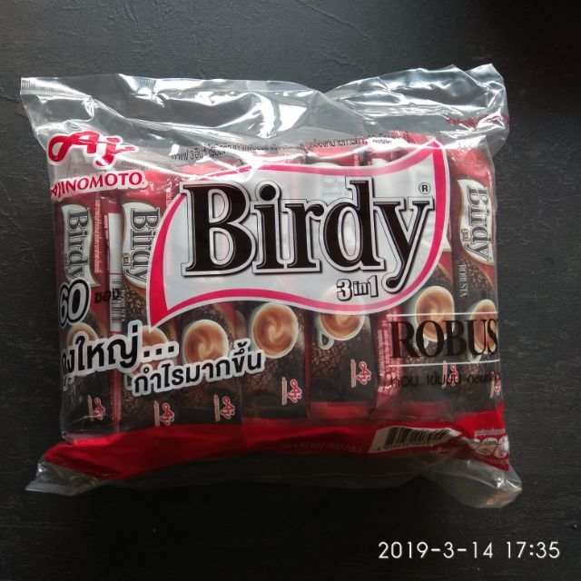 กาแฟเบอร์​ดี้​ 3in1​ 60ซอง