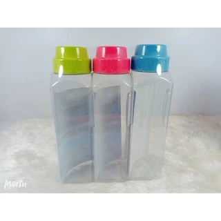ขวดน้ำ กระบอกน้ำเย็น (แพ็ค 3 ขวด) ตราไพโอเนีย กระบอกน้ำ เหลี่ยม 1400 ml. และกลม 1100ml.