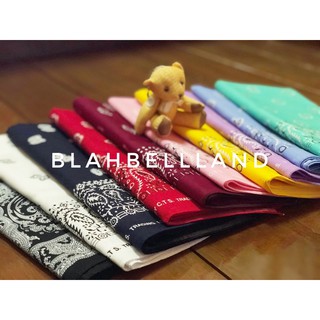 เข้าครบทุกสี !! ผ้าเช็ดหน้า Bandana Vintage Style