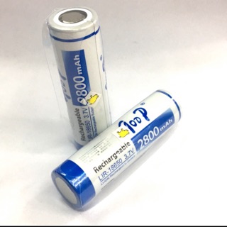 ถ่านชาร์จ18650/3.7V/2800mAh2ก้อน