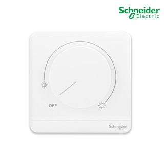 Schneider สวิตช์หรี่ไฟ Dimmer สำหรับหลอด LED 50…250VA/หลอดไส้ 50...250W-220...240VACสีขาว - AvatarOn E - E8331RD250_WE