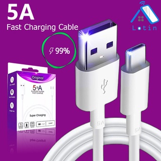 เตรียมจัดส่ง 1เมตร สายชาร์จ USB type C ยาว สายชาจ Fast Charging Cable USB 5A SB8302