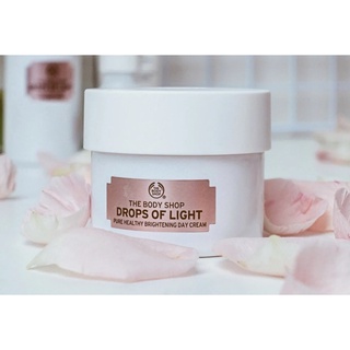 พร้อมส่ง The body shop DROPS OF LIGH PURE HEALTHY BRIGHTENING DAY CREAM 50 ml