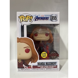 (ของแท้) Funko Pop Wanda Maximoff Avengers Endgame GITD Exclusive เรืองแสง 855