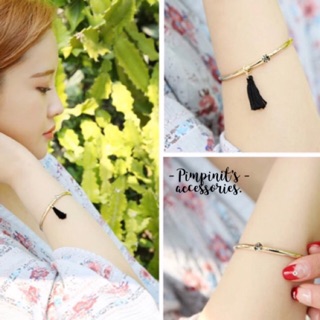📬 พร้อมส่ง : กำไลข้อมือพู่ปรับขนาดได้ | Tassel Resizable Bracelet.