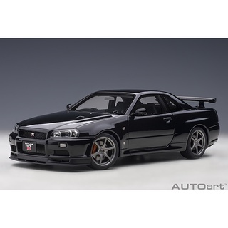 AUTOart NISSAN SKYLINE GT-R (R34) V-SPEC II BLACK PEARL