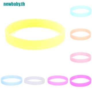 【NEWBABY】สายรัดข้อมือยางซิลิโคนเรืองแสงในที่มืด