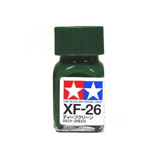 สีสูตรอีนาเมล TAMIYA XF-26 Deep Green (10 ml)