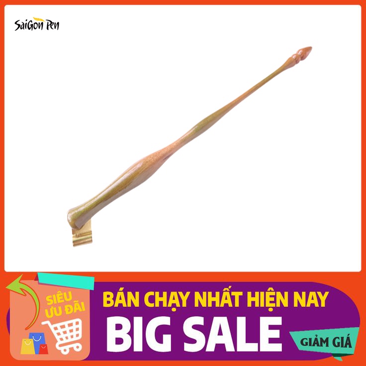 ปากกาแนวทแยง TM-005, G Zebra Nib, Stainless, Bold Bar, วัสดุไม้ธรรมชาติ - ปากกาหมึกซึม