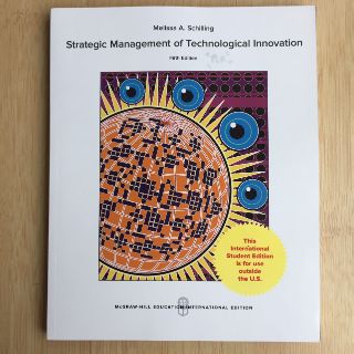 Textbook - Strategic Management of Technological Innovation