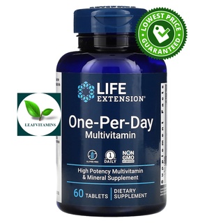 Life Extension One-Per-Day  / 60 Tablets (วิตามิน แร่ธาตุ รวมสารไฟโตนิวเทรียนต์มากมาย)