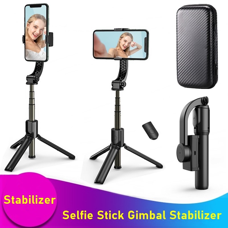 Tongdaytech Handheld Gimbal Stabilizer Selfie Stick with Tripod for