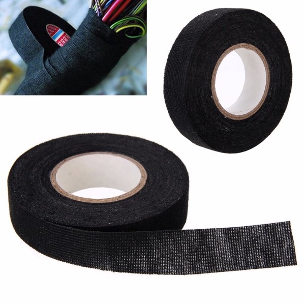 5Pcs/Set Wiring Harness Tape Strong Adhesive Cloth Fabric Tape for