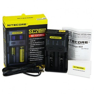 เครื่องชาร์จเปล่า Nitecore SC2 ของแท้ โค้ดเช็คได้