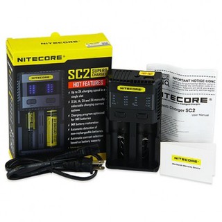 เครื่องชาร์จเปล่า Nitecore SC2 ของแท้ โค้ดเช็คได้