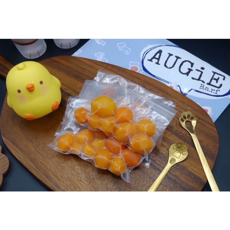 Barf: ท็อปปิ้ง ไข่อ่อนไก่ (Egg Yolk) 100g
