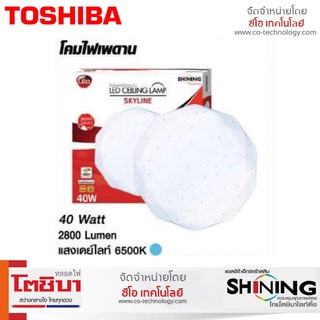 ลดราคา ไฟเพดาน LED SHINING SKYLINE 40 วัตต์ DAYLIGHT พลาสติก ABS 20 นิ้ว