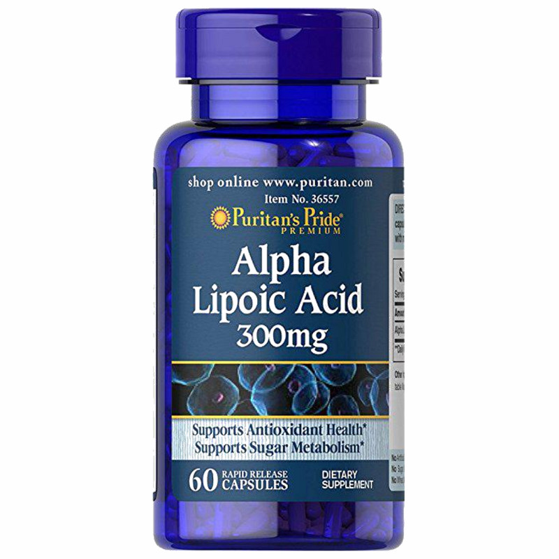 Puritan's Pride Alpha Lipoic Acid (กรดอัลฟาไลโปอิค) 300 mg และ 600 mg
