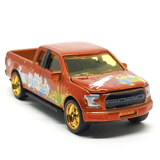 Majorette Ford F 150 - Songkran Festival Series - Glossy Orange Color /Wheels RT5SG /scale 1/72 (3 inches) no Package