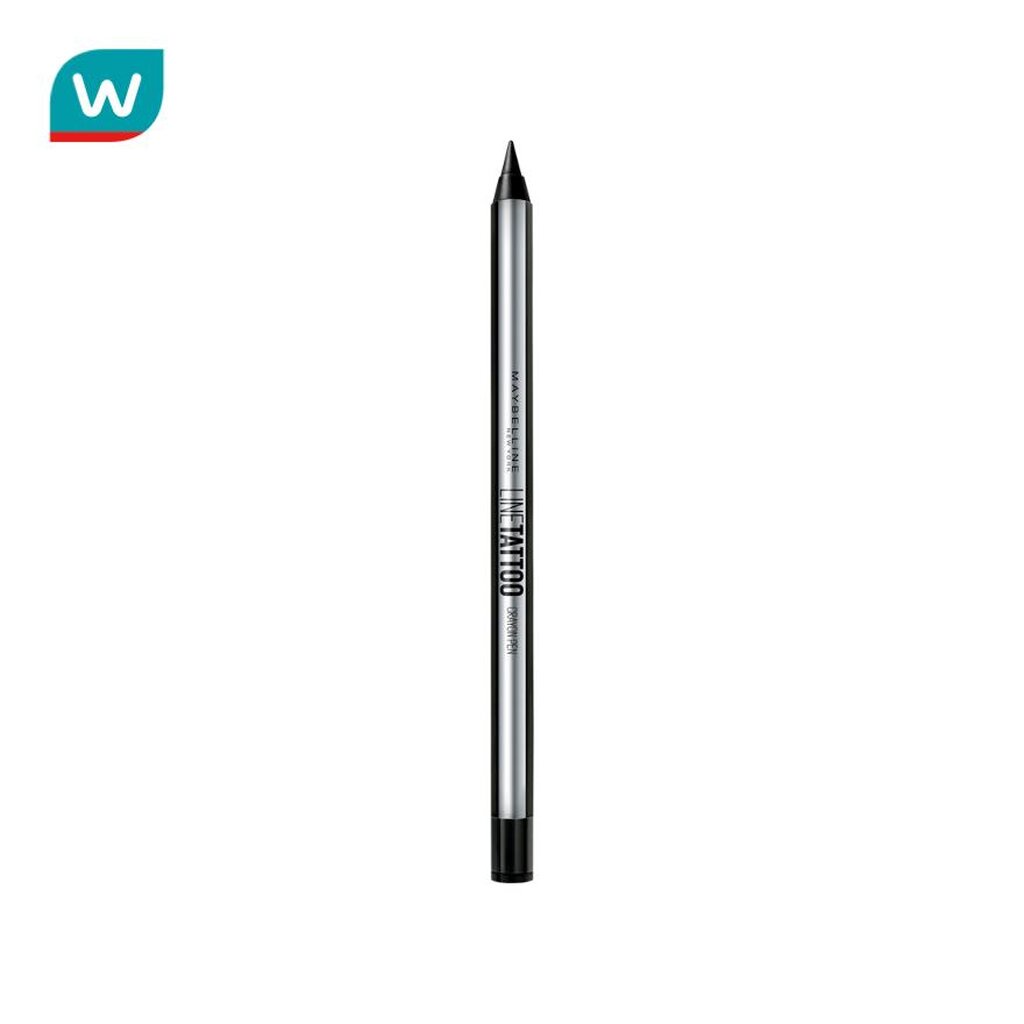 Maybelline เมย์เบลลีน นิวยอร์ก ไลน์ แทททู เครยอน เพ็น อายไลเนอร์ สีดำ 0.4 ก