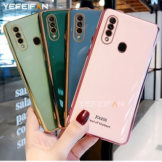 เคส OPPO A31 2020 การชุบเคสหลังโทรศัพท์สำหรับ OPPO Reno 10X Zoom 4Z 5G 3 A15 A15S A3S A91 ป้องกันการตกTpu ปกอ่อน