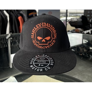 หมวก Harley-Davidson CAP-BB,WOVEN,BLACK/ORANGE