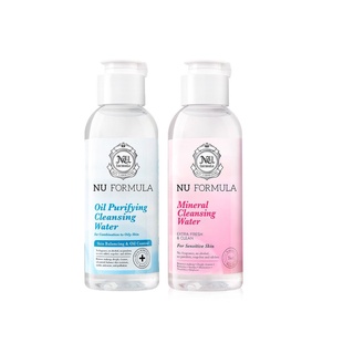 Nu Formula Oil Purifying Cleansing Water 100ml. Nu Formula Mineral Cleansing Water For Sensitive Skin 100ml.