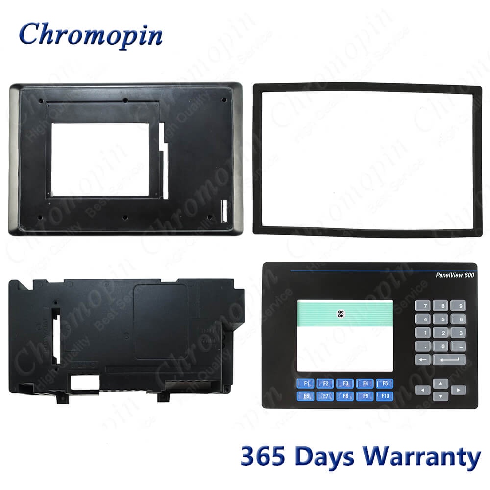 2711-K6C12L1 2711-K6C14 ฝาครอบพลาสติกสําหรับ AB 2711-K6C14L1 2711-K6C15 ด้านหน้า + ด้านหลังพร้อมปุ่ม