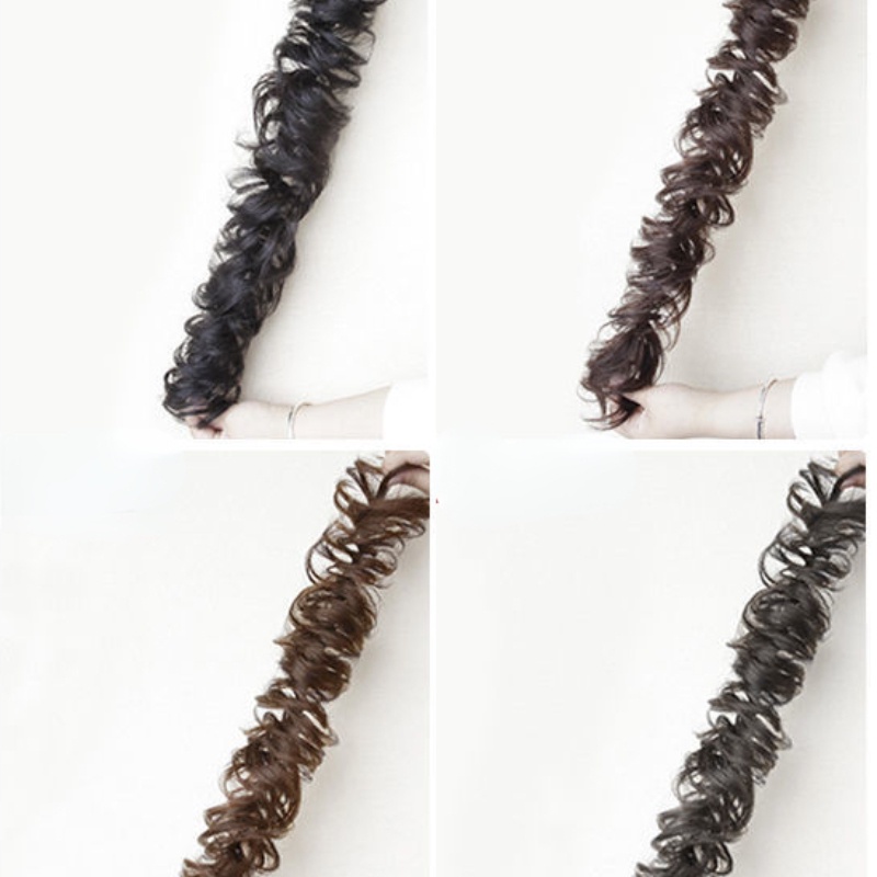 แฟชั่น ป๊อป ปุย หนอนผีเสื้อ ห่อ ผมหยิก วิกผม เครื่องประดับผม - รูปที่ 3