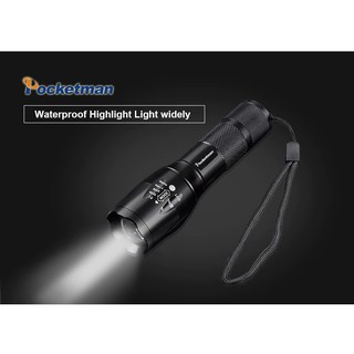 ไฟฉาย Pocketman (LED T6) ความสว่าง 3800-4000 LM