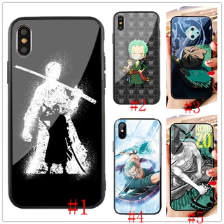 Redmi Note 8 9 9S Pro 9A 9C 9T 230411 เคสโทรศัพท์กระจกนิรภัย Roronoa Zoro one piece