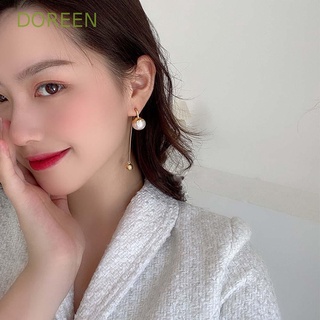 Doreen ต่างหูระย้า อารมณ์ ผู้หญิง โซ่หยดน้ํา เครื่องประดับแฟชั่นเกาหลี