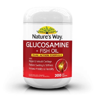 Natures Way สูตร Glucosamine + Fish Oil (สินค้า pre-order)